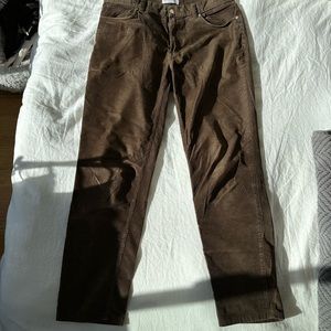 Everlane corduroy brown pants